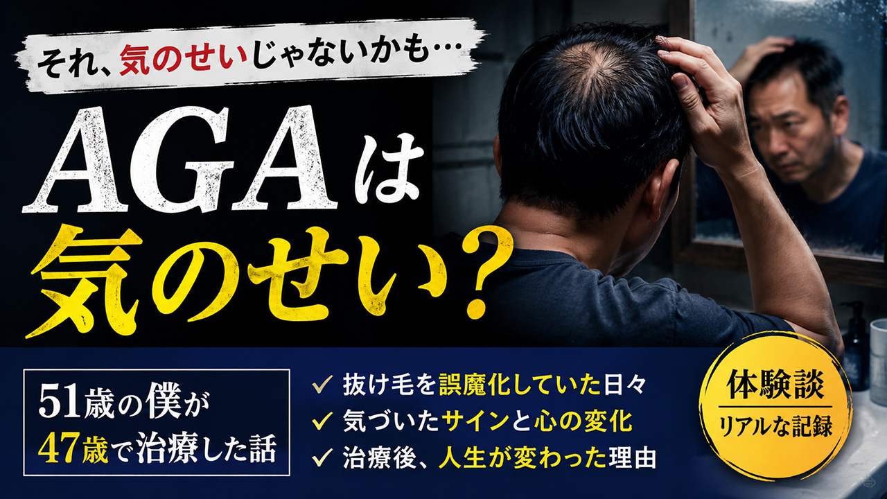 AGAは気のせいなのか？