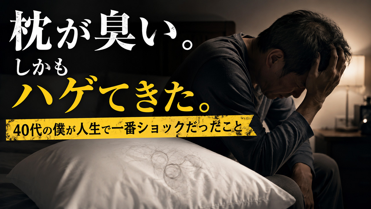 ハゲと加齢臭が一緒にきた